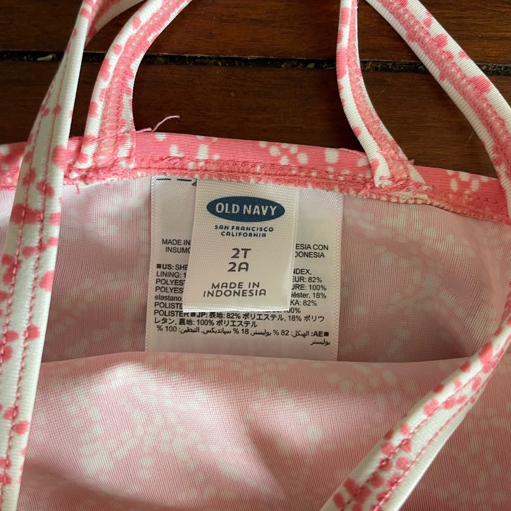 Pink Old Navy bathing suit. - Picture 2 of 2
